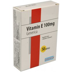 Generica Vitamin E 100 mg 50 kapslí