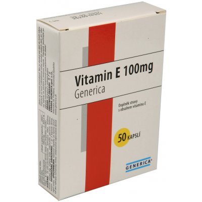 Generica Vitamin E 100 mg 50 kapslí – Zboží Mobilmania