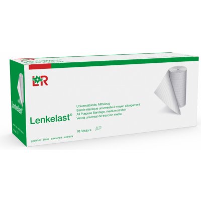 Lenkelast Elastické univerzální obinadlo 8 cm x 5 m střední tah 1 ks