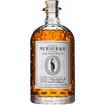 Merser Double Barrel Rum 43,1% 0,7 l (holá láhev)