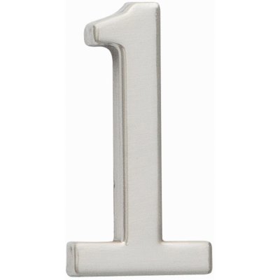 Cobra Číslice 1 - 5 cm, matný nikl – HobbyKompas.cz