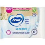 ZEWA Pure vlhčený bílý 42 ubrousků – Zboží Mobilmania