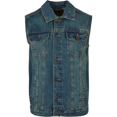 Urban Classic vesta pánská TB514 jeans denim jeans – Sleviste.cz