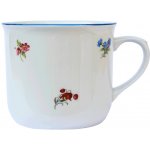 Český porcelán a.s. Dubí Hrnek Vařák házenka s modrou linkou 0,65 l – Sleviste.cz