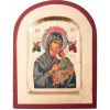 Vánoční dekorace Ikona Panna Marie Ustavičné pomoci 13 x 10 cm