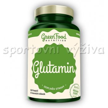 GreenFood Glutamin vegan 120 kapslí