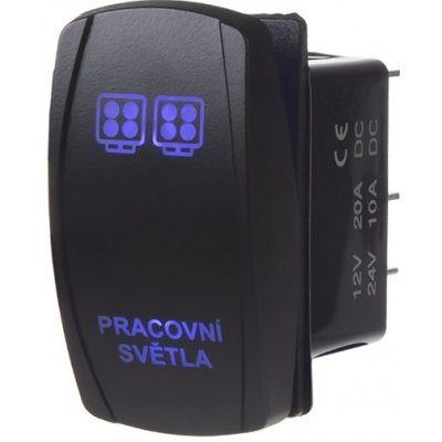 47134 Rocker2 spínač PRACOVNÍ SVĚTLA 12/24V – Hledejceny.cz