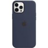 Pouzdro a kryt na mobilní telefon Apple Apple Silikonový vč. Magsafe pro iPhone 12 Pro Max Deep Navy MHLD3ZM/A