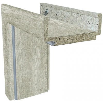 Obložková zárubeň Solodoor 90 L šířka 120 mm earl grey – Hledejceny.cz