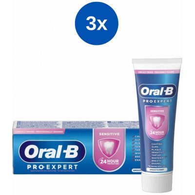 Oral-B Pro Expert Sensitive 3 x 75 ml – Hledejceny.cz