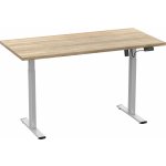 VCM Výškově nastavitelný stůl E-Lona 110x50, dub medový – Hledejceny.cz
