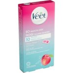 Veet Depilační voskové pásky s gelovou texturou a vůní nektarinky 10 ks – Sleviste.cz