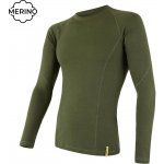 Sensor Merino DF pánské triko dl.rukáv safari green – Zboží Dáma