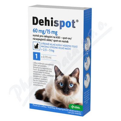 Dehispot 60mg/15mg spot-on 1 x 0,70 ml – Sleviste.cz