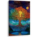 Obraz kouzelná noc a strom života - 30x40 – Hledejceny.cz