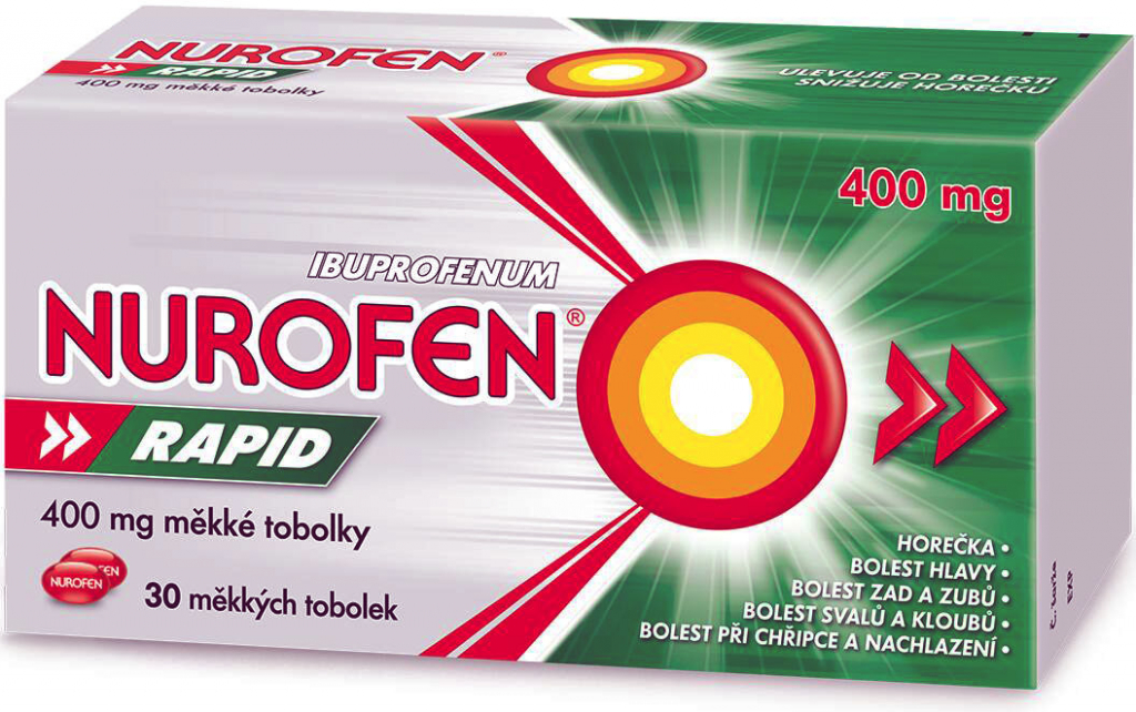Nurofen Rapid 400 mg cps.mol.30 od 109 Kč - Heureka.cz