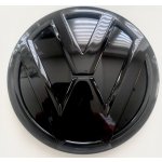 VW Volkswagen PASSAT B7 2010-2015 (100mm) zadní znak, logo - plná černá lesklá – Zboží Mobilmania