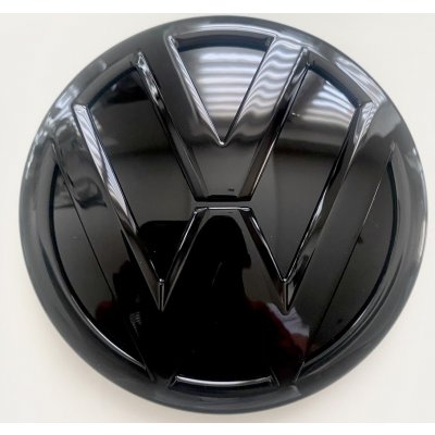 VW Volkswagen PASSAT B7 2010-2015 (100mm) zadní znak, logo - plná černá lesklá – Zboží Mobilmania
