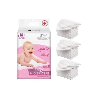 Přebalovací podložky jednorázove 3x10ks 60x90cm – Zboží Mobilmania