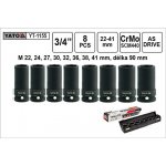 YATO Gola ořechy šestihranné kované prodloužené 3/4" sada 8 kusů 22-41mm YT-1155 – Sleviste.cz