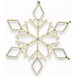 DECOLED Easy Fix 2D LED světelná vločka I., Ø 100 cm, teple bílá, hliník, závěsná – Hledejceny.cz
