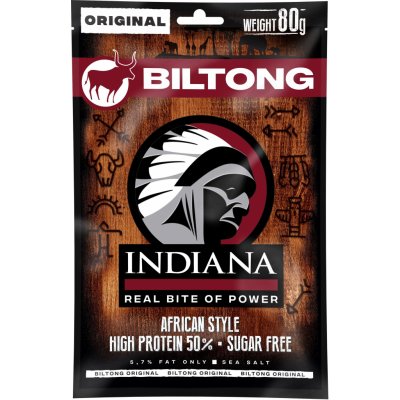 INDIANA Biltong hovězí Original 80 g