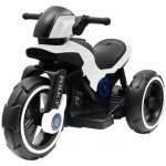 Baby Mix elektrická motorka tříkolová Police bílá – Zboží Mobilmania
