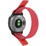 FIXED Nylon Sporty Strap pro Garmin QuickFit 22mm, červený FIXNST2-QF22MM-RD – Zboží Živě