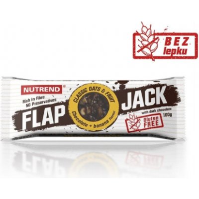 Nutrend Tyčinka Flapjack GLUTEN FREE 100 g – Zboží Mobilmania