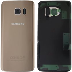Náhradní kryt na mobilní telefon Kryt Samsung Galaxy S7 Edge G935F zadní zlatý