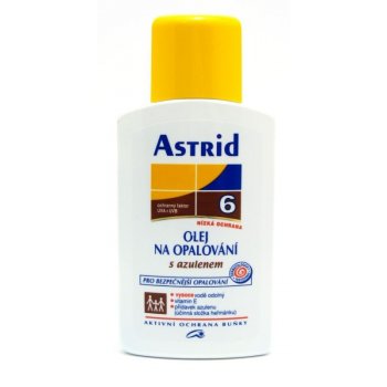 Astrid olej na opalování s azulenem SPF6 200 ml