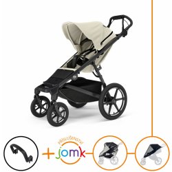 Thule Set 4v1 Urban Glide 4-wheel Soft beige 2024 + madlo + JOMK pláštěnka + JOMK ochranná síť