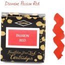 Diamine Passion Red inkoustové bombičky 6 ks