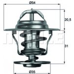 TX 13 87D MAHLE Termostat, chladivo – Sleviste.cz