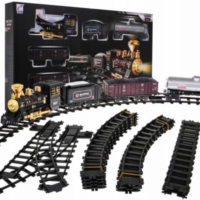 RKToys Vláčkodráha Metal s dýmem – Zboží Dáma