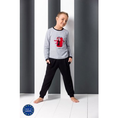 chlapecké pyžamo Passion PY2021 černá – Zboží Dáma