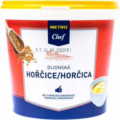 Metro Chef Hořčice dijonská 950 g – Zboží Mobilmania