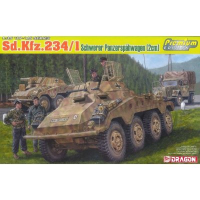 DRAGON Model Kit military 6879 Sd.Kfz.234/1 schwerer Panzerspähwagen 2cm 1:35