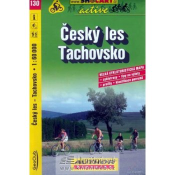 Český les Tachovsko 1:6 cyklomapa