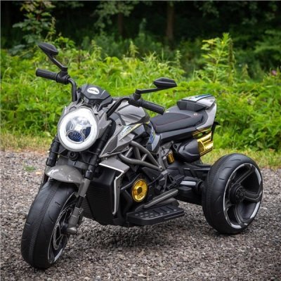 Baby Mix Calabre elektrická motorka černá – Zboží Mobilmania