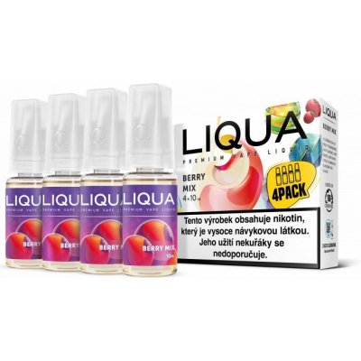 Ritchy Liqua 4Pack Berry Mix 4 x 10 ml 12 mg – Zboží Mobilmania