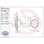 BREMBO brzdový kotouč 09.9607.14 – Sleviste.cz