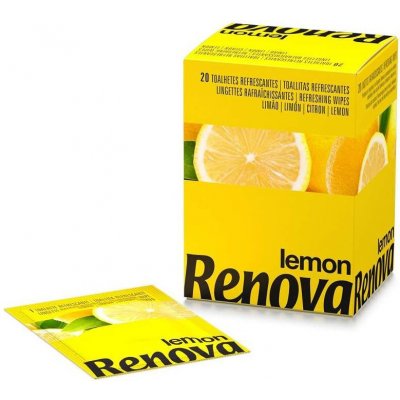 RENOVA Osvěžující citronové ubrousky, 20 ks – Zboží Dáma