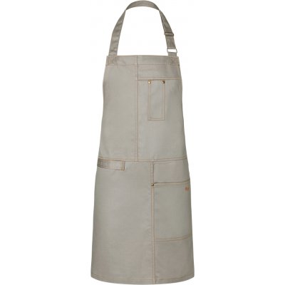 Karlowsky Gastro zástěra s laclem KY113 Stone-Grey 68x80cm – Hledejceny.cz
