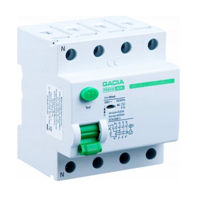 VCX GACIA PR8NM typ A /25A/30mA/4P/6kA – Zboží Mobilmania