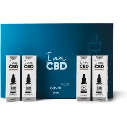 I am CBD Saver box 4x Full Spectrum CBD kapky 15% original 4 x 10 ml