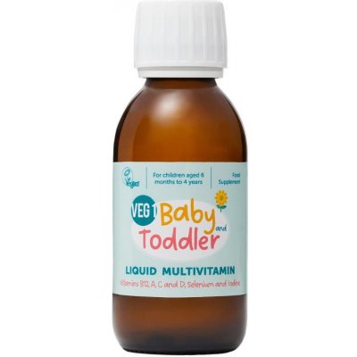 The Vegan Society VEG 1 Tekutý Multivitamín pro děti 150 ml – Hledejceny.cz