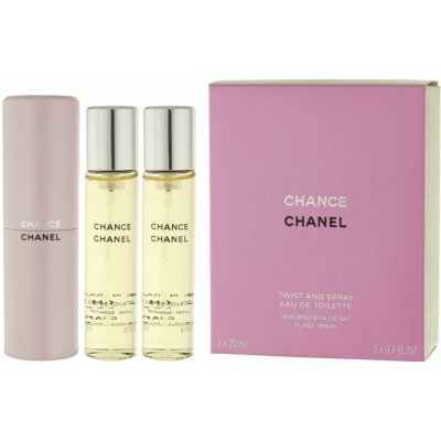 Chanel Bleu de Chanel EDT plnitelný 20 ml + EDT náplň 2 x 20 ml dárková sada – Zboží Mobilmania