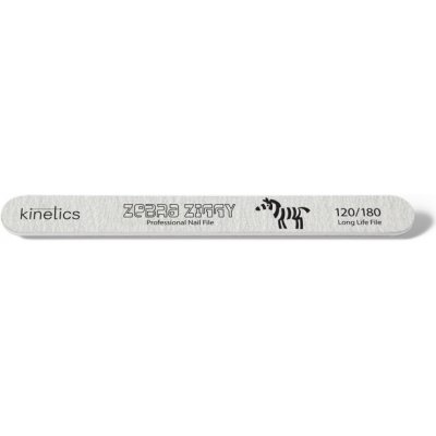 Kinetics Zebra Ziggy Pilník profi 120/180 zebra rovný šedý – Zbozi.Blesk.cz