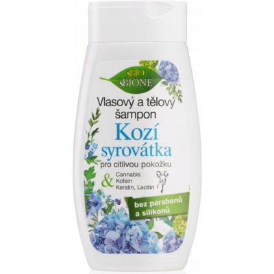 Bione Cosmetics Kozí syrovátka šampon na vlasy pro citlivou pokožku 260 ml – Zbozi.Blesk.cz